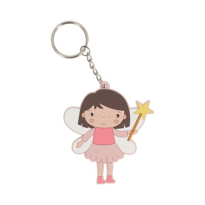 Tutete - Wholesale Keychain - Kids - Pack of 3 Silicone Fairy Keychains