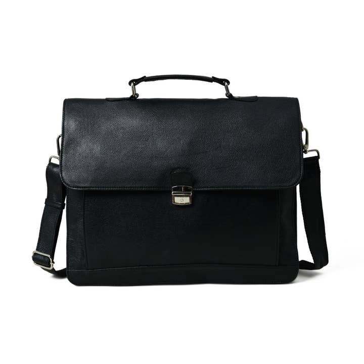Classy Leather Bags – Engroshandel Laptoptaske - Unisex – Business Attache bærbar taske - italiensk finish