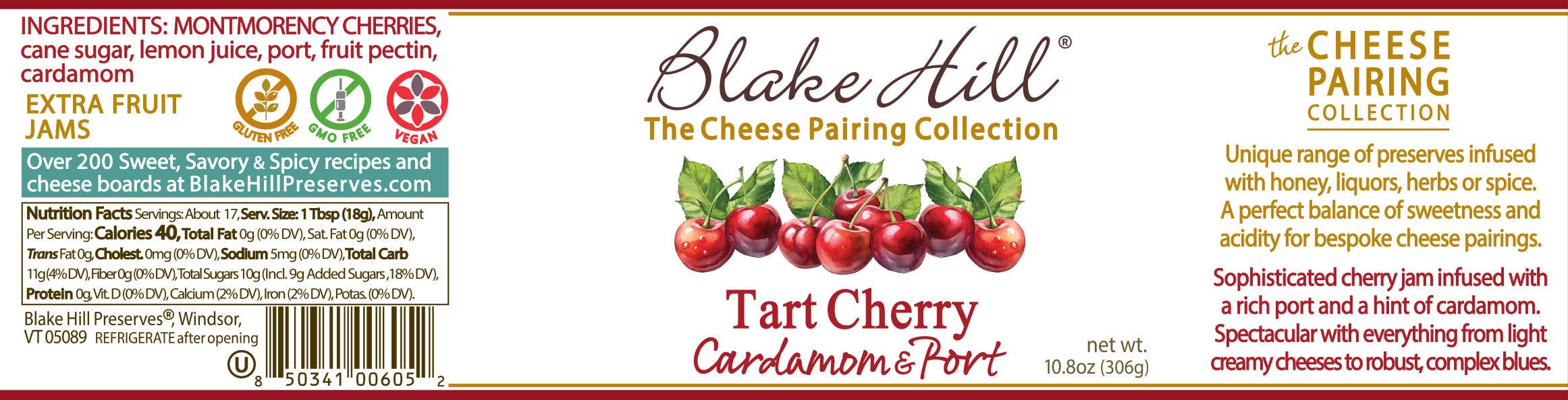 Blake Hill Preserves - Vente Confiture/gelée - Cerise acidulée avec cardamome et porto10