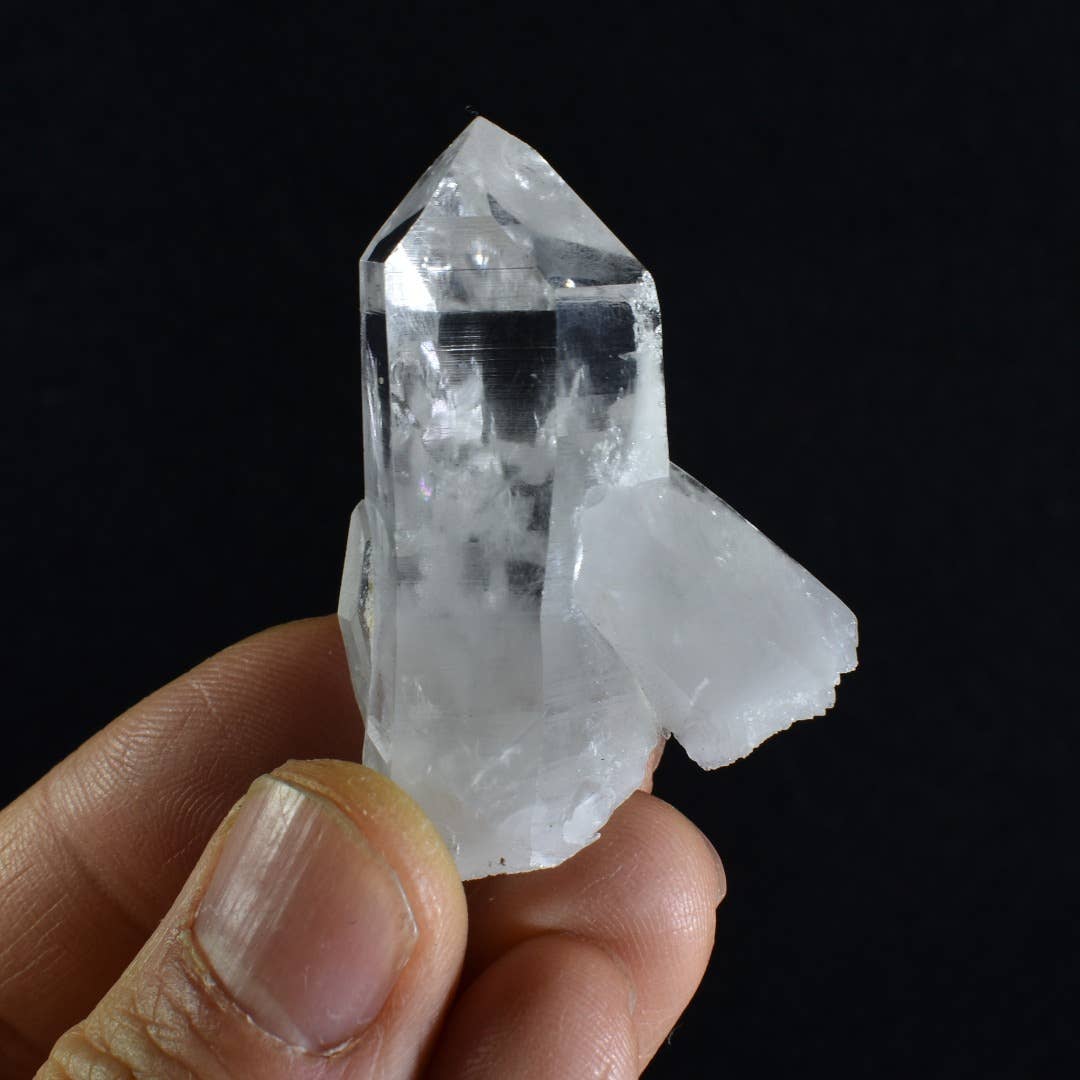 Calder Crystals - Wholesale Spiritual Stone/Crystal - Lemurian Quartz Twin Cluster Wand from Colombia - 8 Optio #21