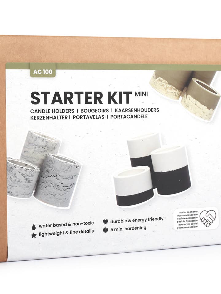 JESMONITE AC100 kit - set van 3 kandelaarhouders voor wholesale door Graine Créative