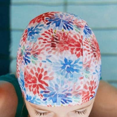 Gorro de baño infantil Hamptons - THE NICE FLEET para venta al por mayor de The Nice Fleet