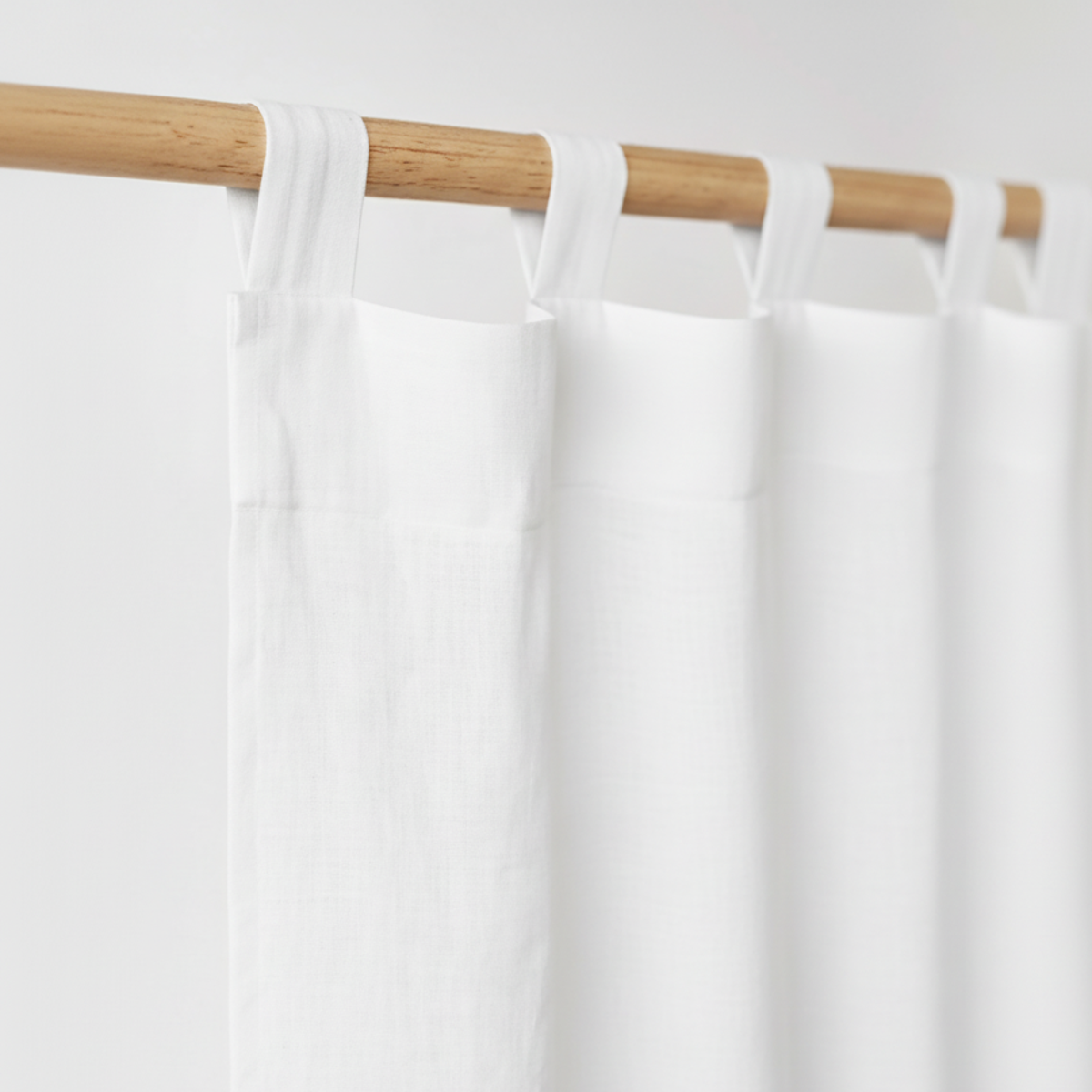 Q VITA - Wholesale Curtain - 20% French Linen 80% TENCEL Curtain/Drape (2 pcs) - Semi Sheer2