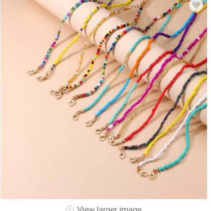 Kleurrijke kralenmasckettingen en brillenkoord voor wholesale door Outloud