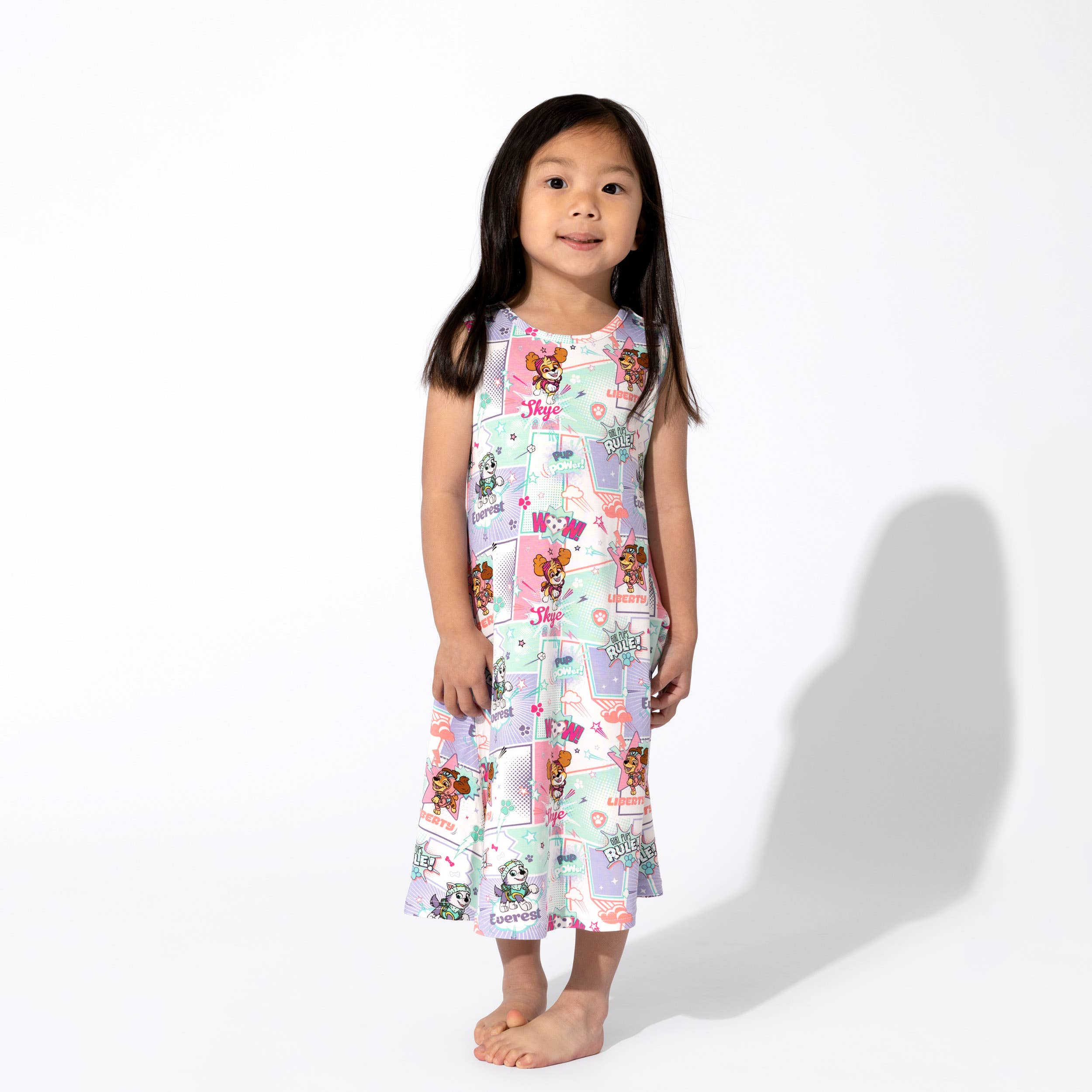 Bellabu Bear - Wholesale Dress - Kids - PAW Patrol Girl Pups Bamboo Girls' Sleeveless Dress3