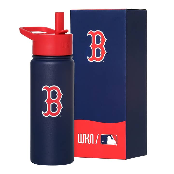 Wildkin - Wholesale Water Bottle - Boston Red Sox™ 18 oz Steel Water Bottle3
