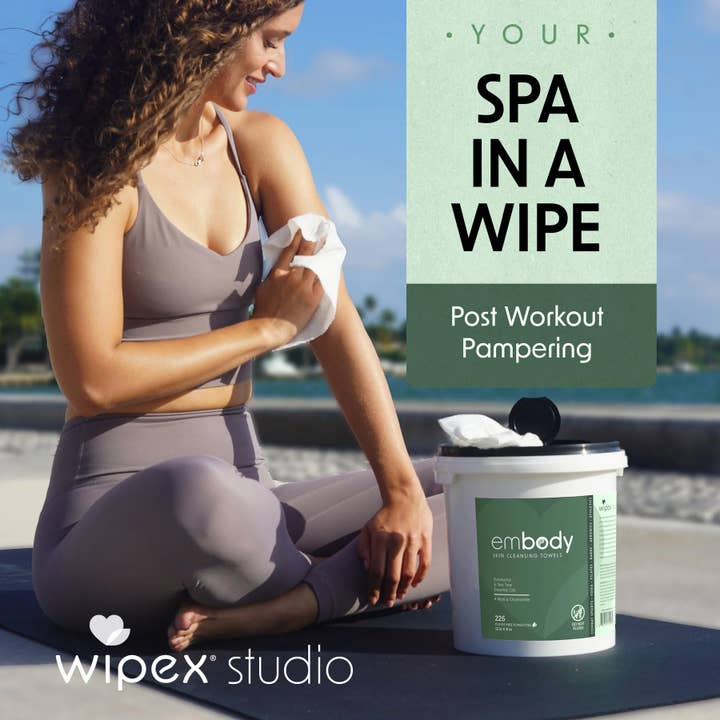 Wipex - Wholesale Face & Body Wipes - Wipex® Studio "Embody" Natural Body Wipes | Plastic-Free
