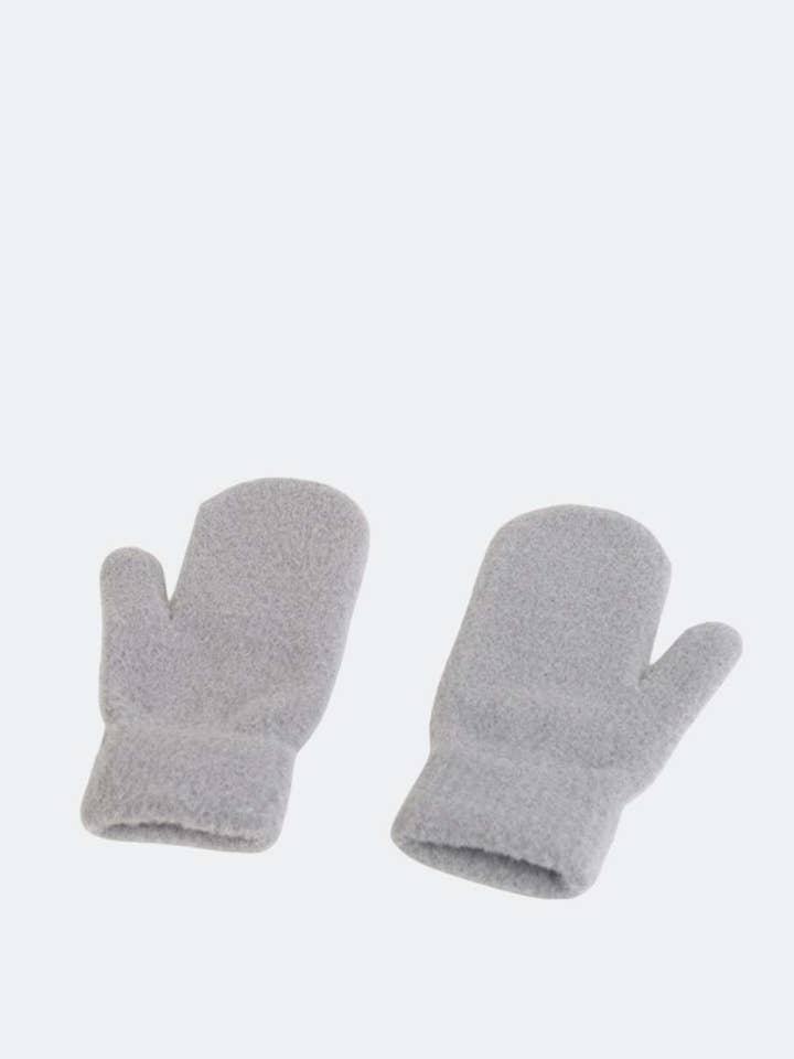 MANOPLAS EN MEZCLA DE LANA, COLOR GRIS para venta al por mayor de Kbas