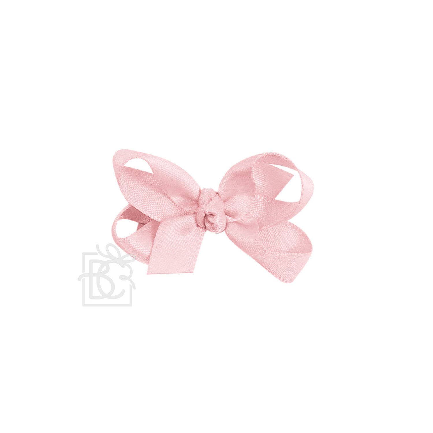 Beyond Creations, LLC - Wholesale Hair Bow - Kids - SATIN BOW ON CLIP12