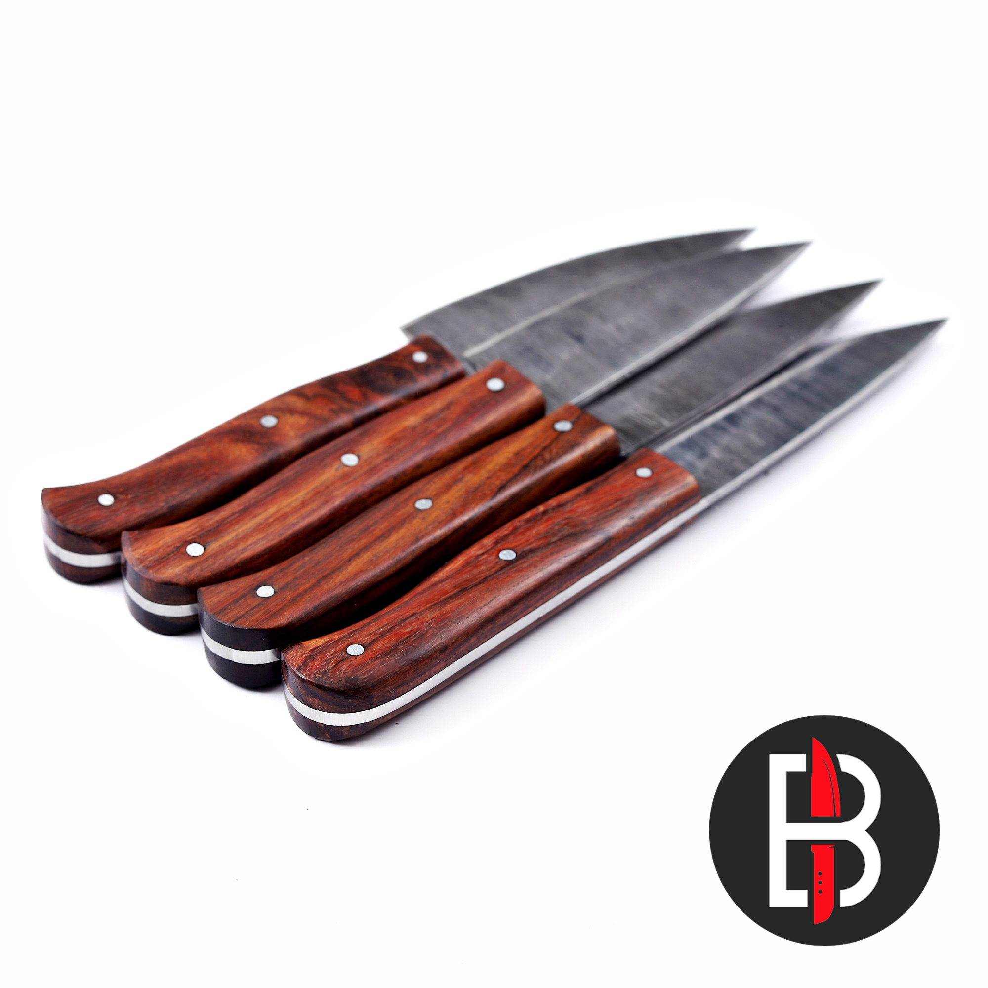 Bravohandicrafts - Wholesale Kitchen/Utility Knife - Damascus Steel BBQ Stake Knife Meat Slicing Handmade Knife.3