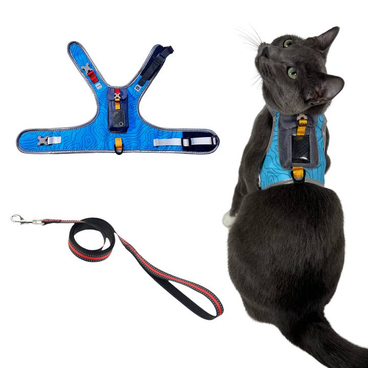 "The Pathfinder" Cat Harness with GPS Tracker Pocket - Power and other Purchase Wholesale gps tracker. Free Returns & Net 60 Terms on Faire trending on Faire.