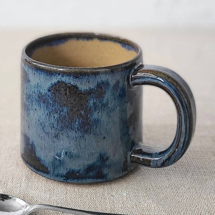 Nebula Blue Rustic Standard Mug for wholesale by Katie L Thompson Designs