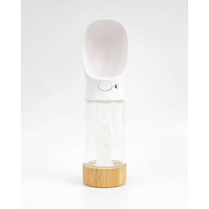 Crystal Infunderad Pet Vattenflaska - Klar Quartz för wholesale av Merci Collective