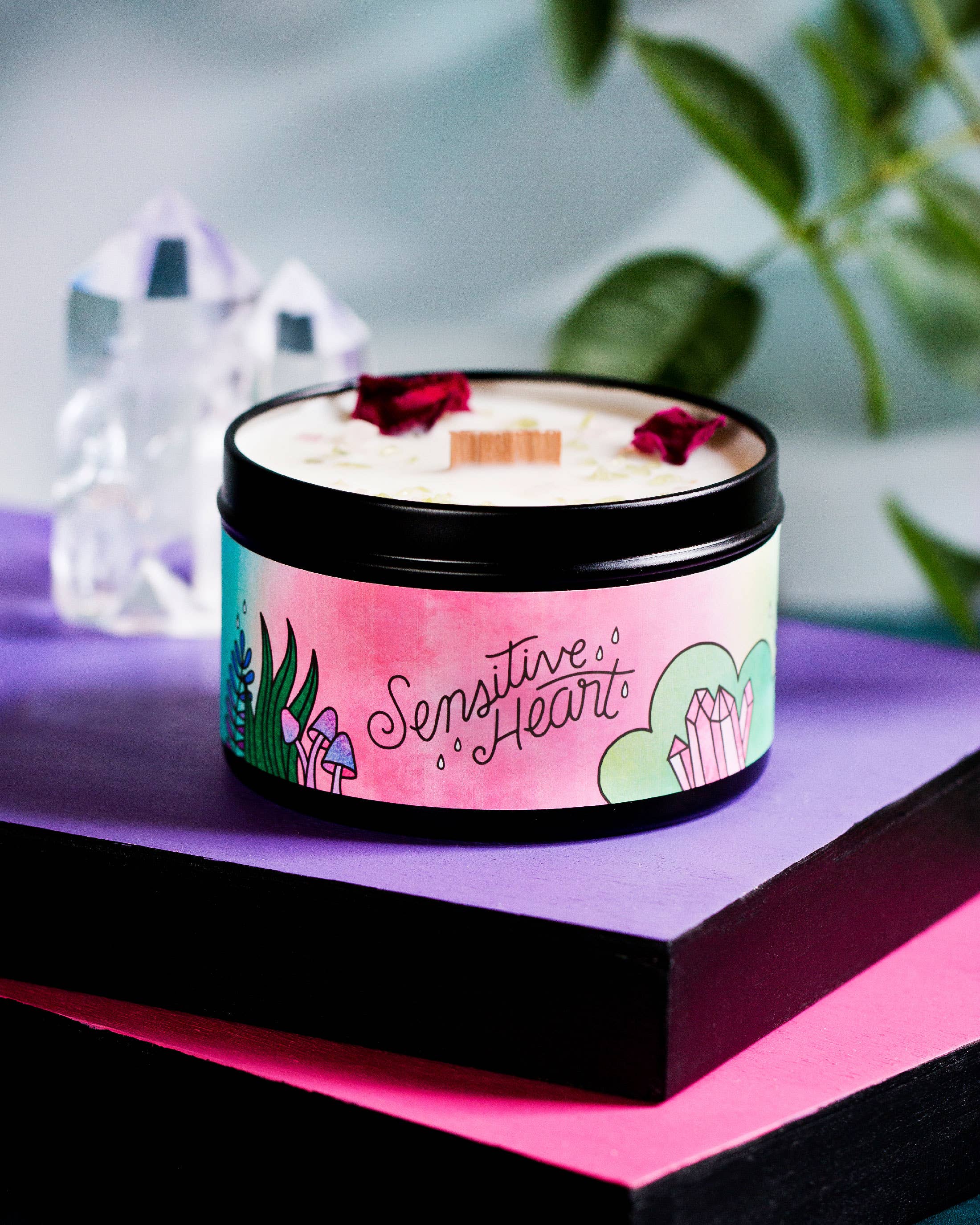 Rachel Beyer - Wholesale Travel Candles - Sensitive Heart Aromatherapy Candle - Floral & Citrus4