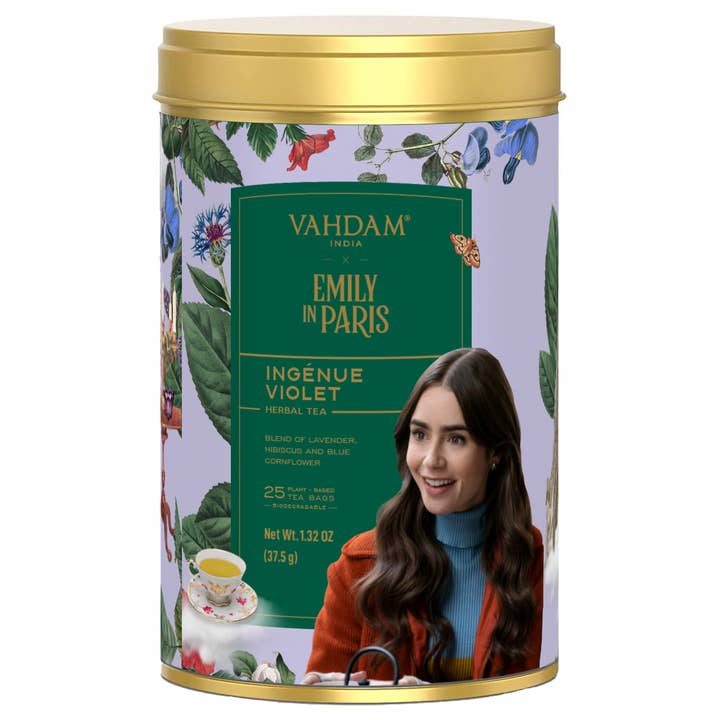 Vahdam Teas - Wholesale Health/Detox Tea - Ingénue Violet Tea (VAHDAM® INDIA X EMILY IN PARIS) - 25TB