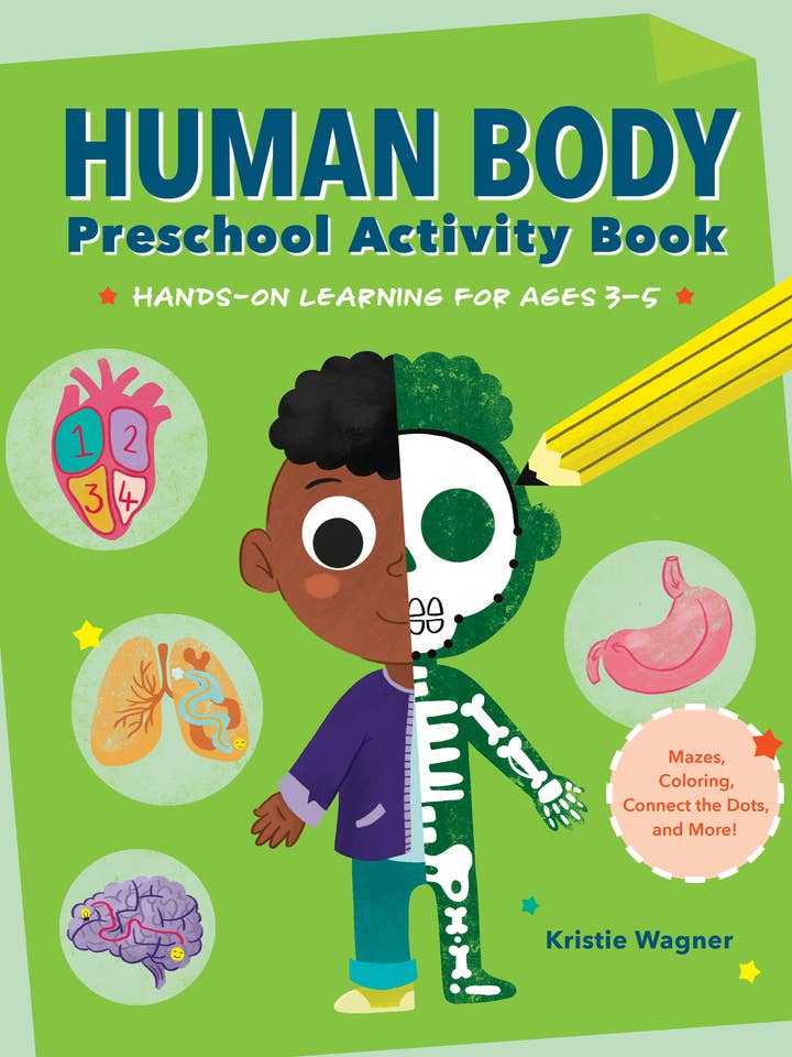 Human Body Preschool Activity Book for wholesale by Sourcebooks