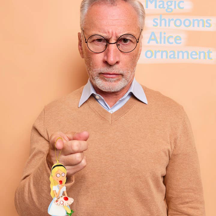 Tree Buddees - Venta al por mayor Adornos - Adornos de Navidad Divertidos de Alicia en el País de las Maravillas con Hongos Mágicos9