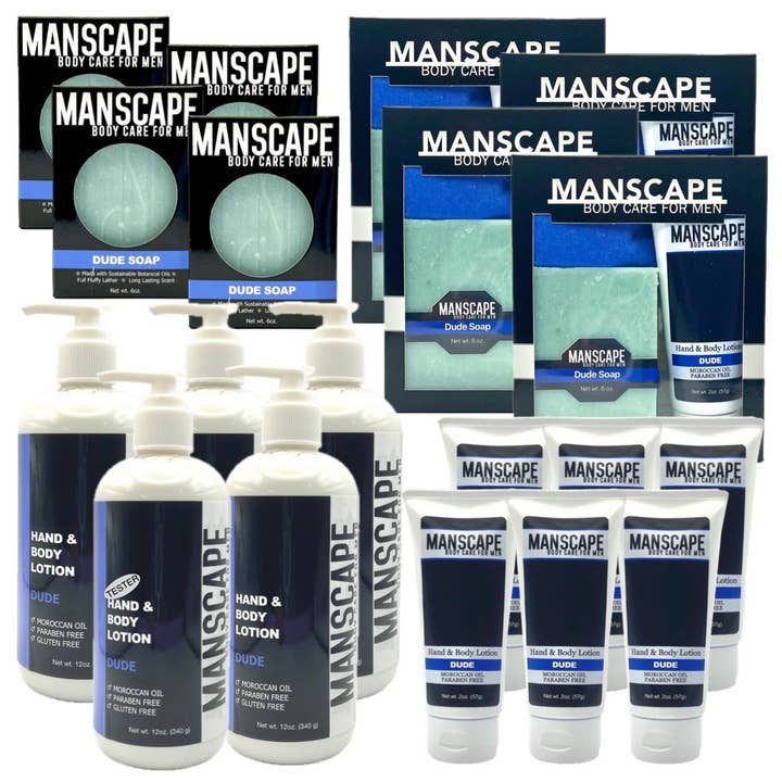 Scent Pre-Pack - MANSCAPE Dude for wholesale by Cashmere Bath