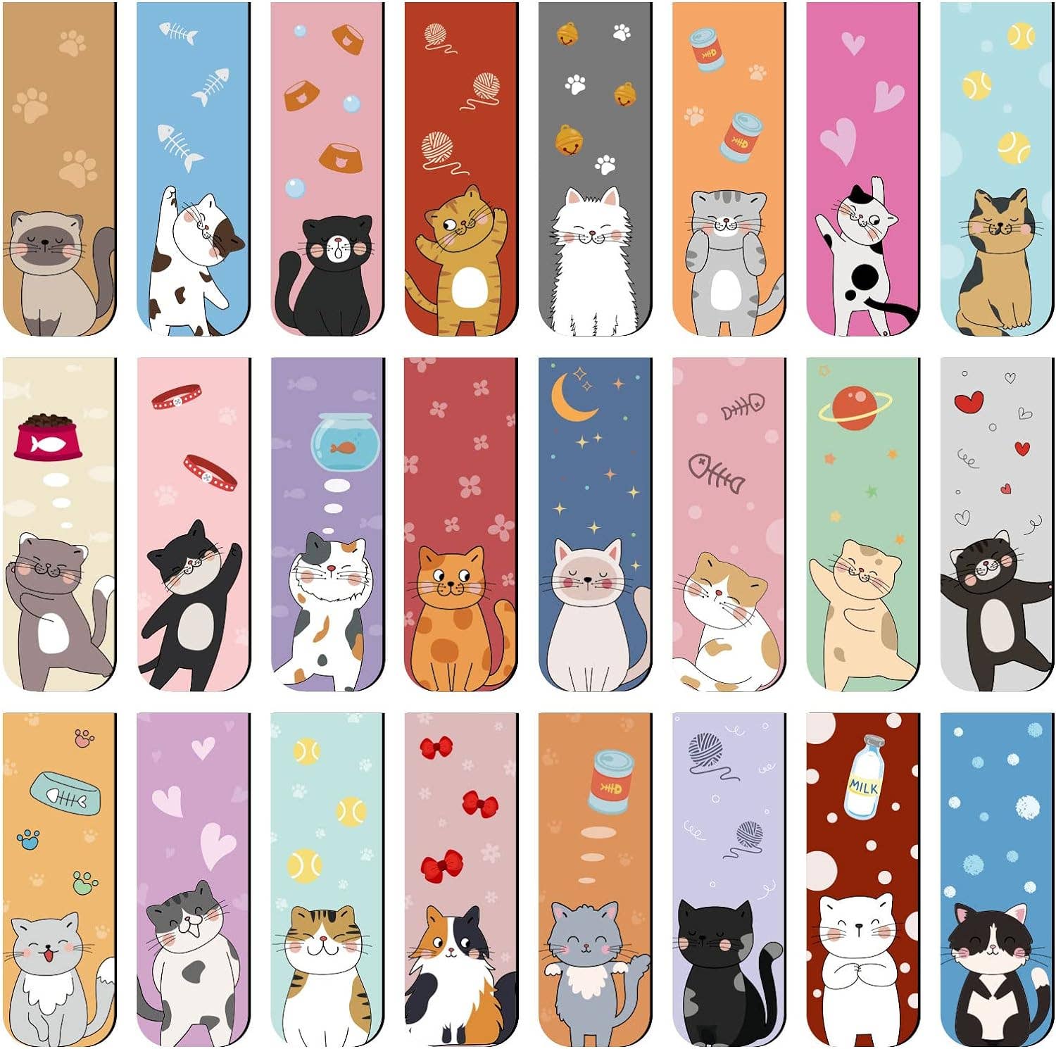 Scribble & Scroll - Wholesale Bookmark - Magnetic Bookmarks - Various Designs - Cats, Dogs, Floral5