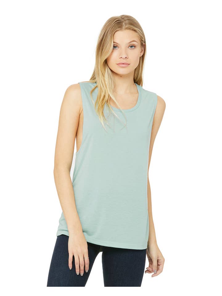 Total Apparel - Wholesale Tank Top - Women's - Bella Canvas Ladies' Flowy Scoop Muscle Tank | B880333
