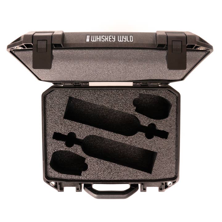 Étui de voyage pour bouteille de vin et verrerie pour la vente par Whiskey Wyld