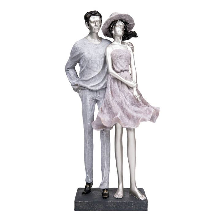 Couple in Summer Outfit Figurine - 41cm for wholesale by Viceni
