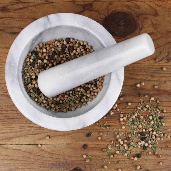 RSVP International - Wholesale Mortar & Pestle - Marble Mortar & Pestle - White6