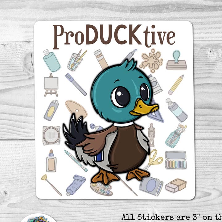 ProDUCKtive Aufkleber für den Großhandel von For Art Sake Stickers