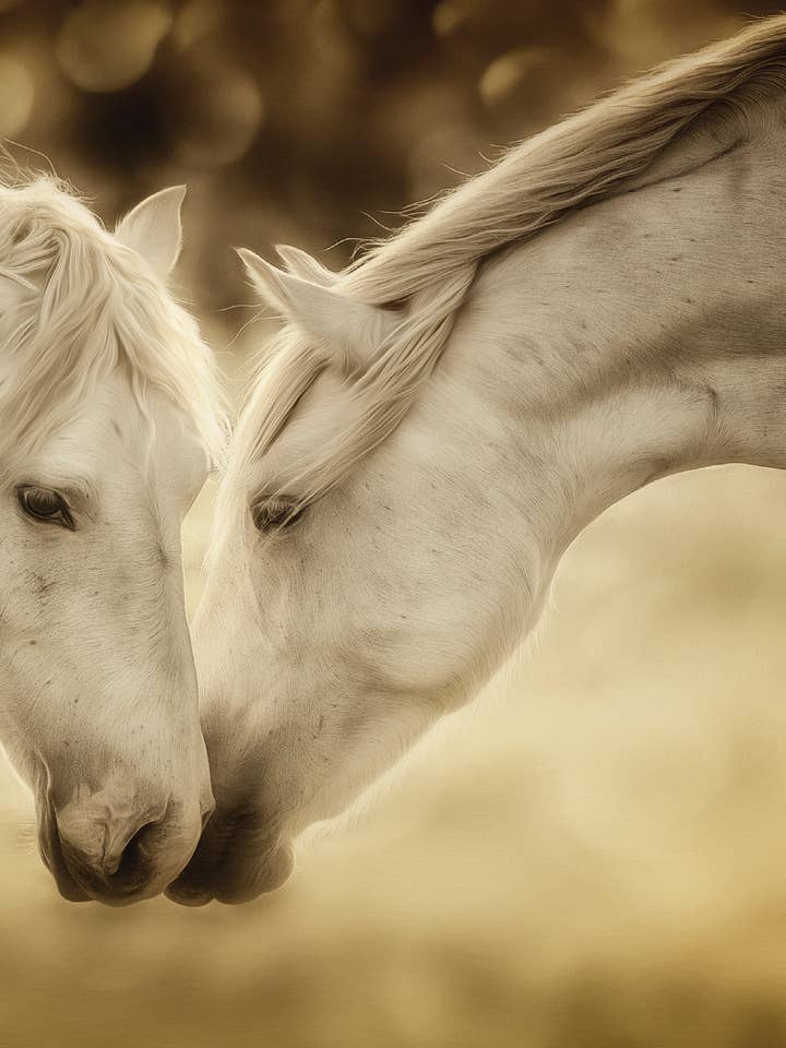 2- Horses Anniversary Friendship Card for wholesale by Greeting Cards by Norcard