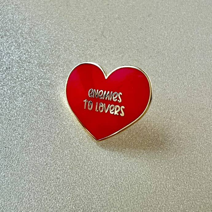 TitlePieces - Wholesale Lapel pin/button - Bookish Romance Tropes Mini Enamel Pins2