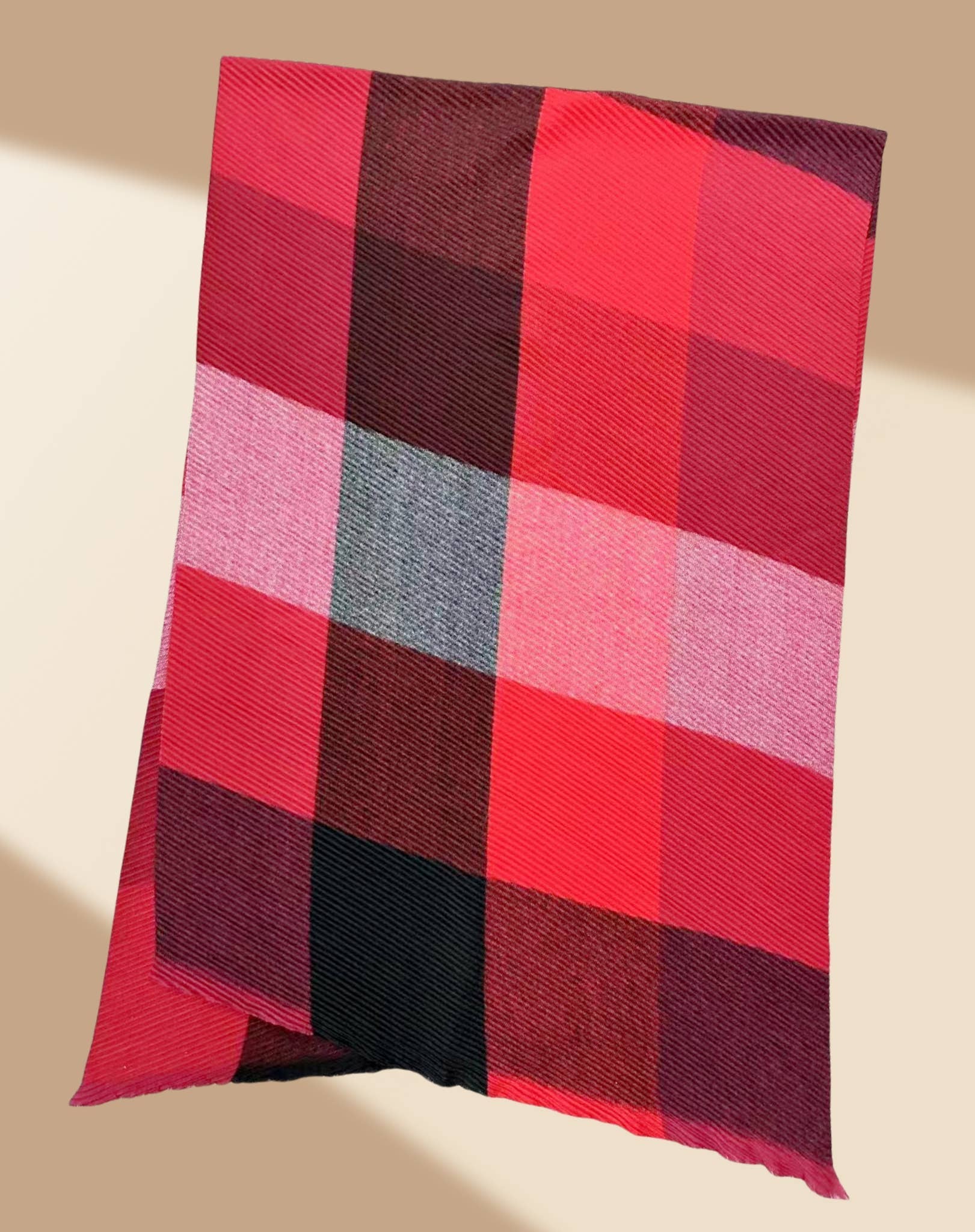 JC Sunny Fashion – wholesale Halsduk - Dam – JC021032 Lyxig 3D-texturerad skrynklig scarf2