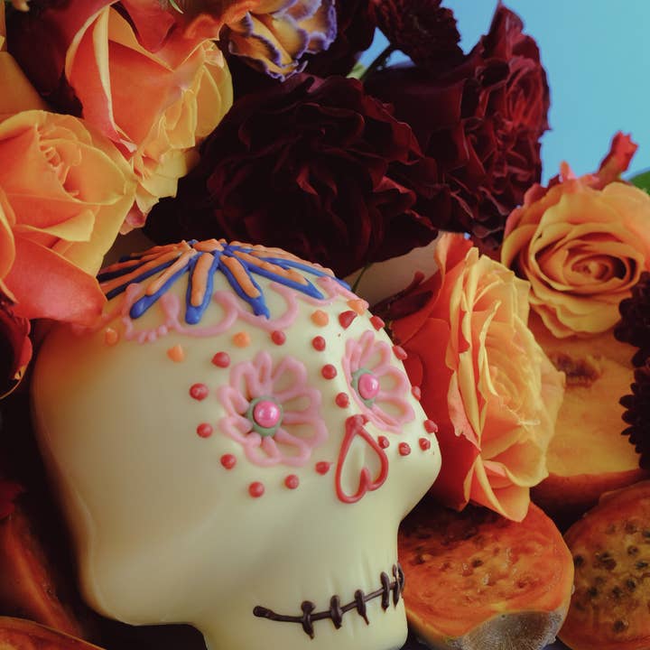 CocoAndré Chocolatier - Wholesale Chocolate - Mexican Oaxacan Skull Calavarita Calaca Dia De los Muertos1