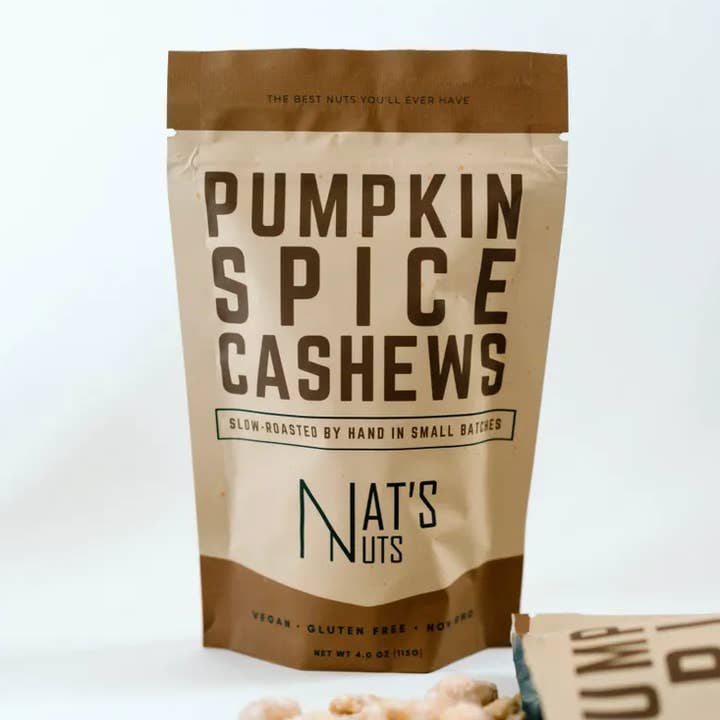 Nat's Nuts - Pumpkin Spice Cashews - (12 Ct. / Case) for wholesale by 3D Enterprise