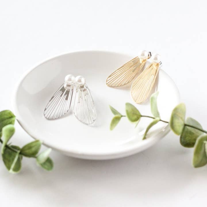 Birch Jewellery – wholesale Ear jackets/climbers – Wing Ear Jackets3