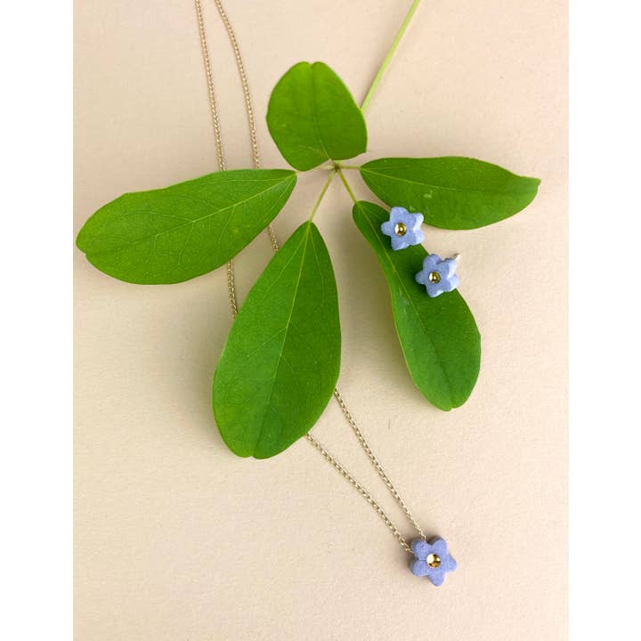 Barrow PDX - Wholesale Pendant/Charm Necklace - Mini Flower Necklace - Various Colors7