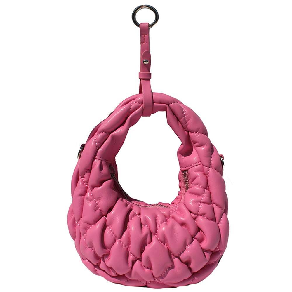 anbfashion - Wholesale Keychain - Unisex - QUILTED CUSHION DESIGN ZIPPER COIN PURSE BAG CHARM 690
