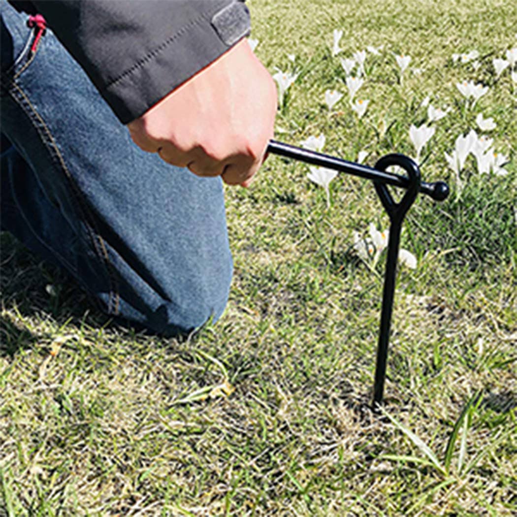 Ashman Online - Wholesale Garden Tool - Ashman Black Ground Anchor 40 Inches in Length and 10MM Thick in Diameter0