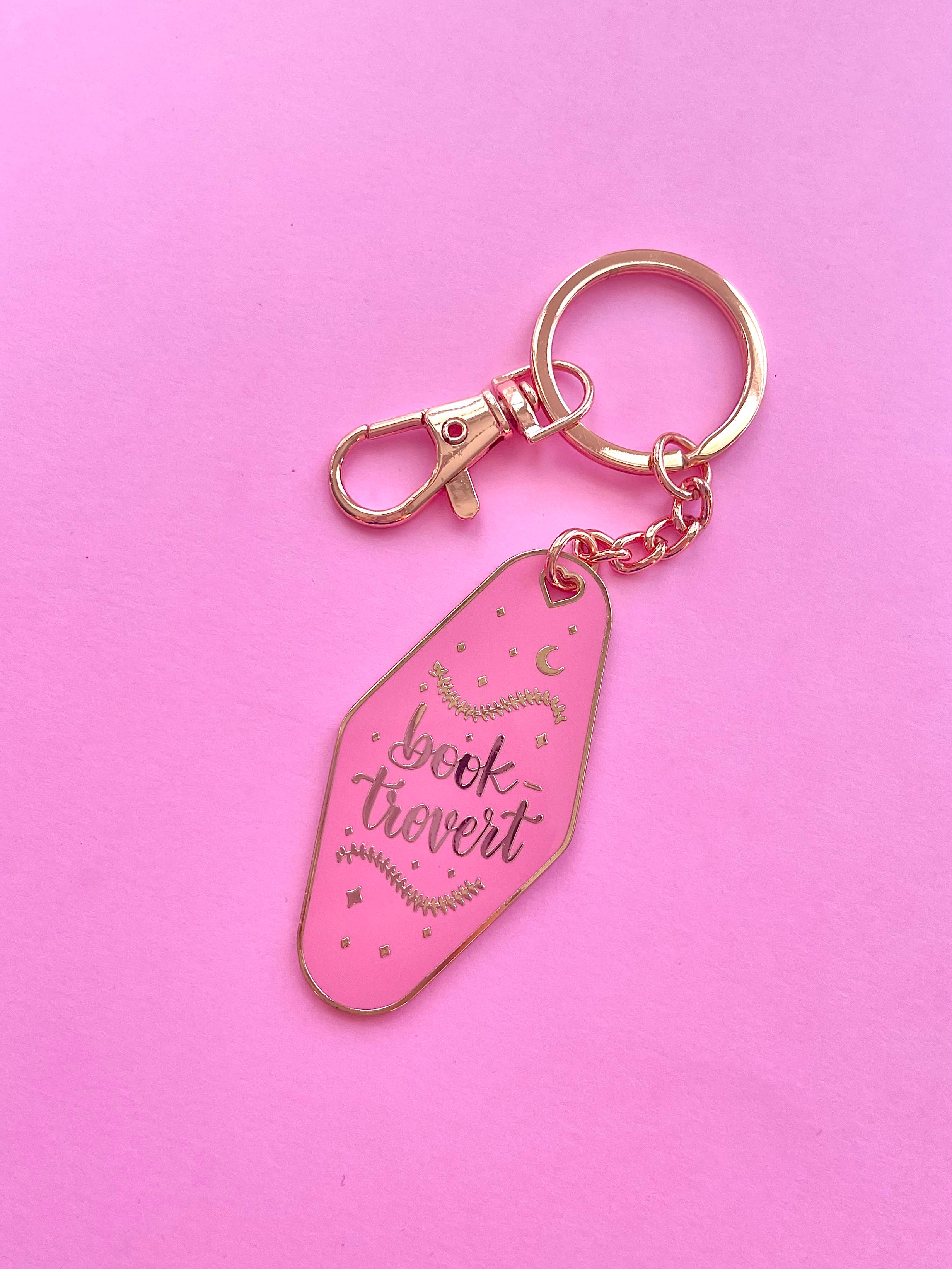 Galloree Designs LLC – wholesale Keychain – Women's – Booktrovert Keychain, Hotel Keychains, Bookish Keychains0