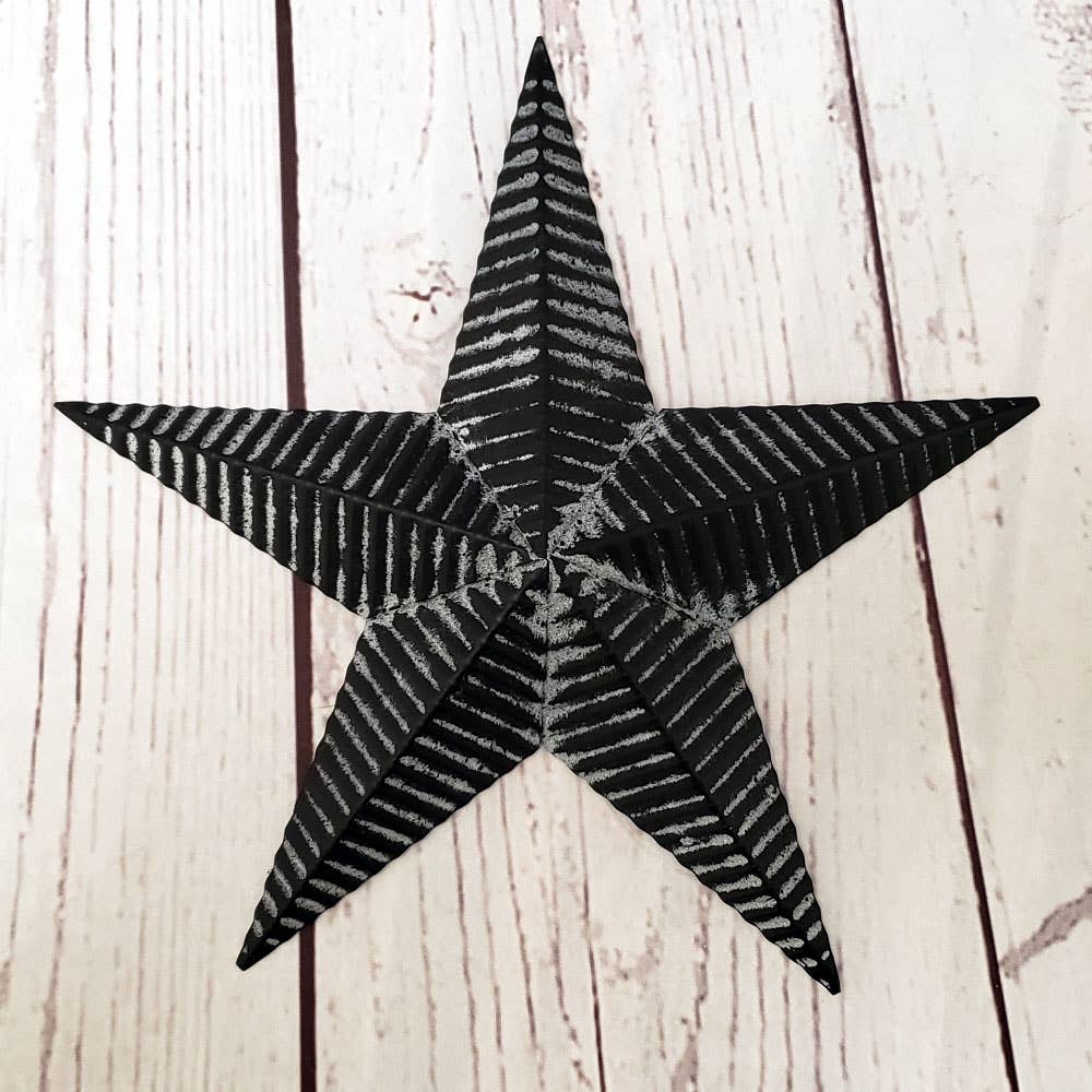 A.T. Imports - Wholesale Craft Supplies - Small Corrugated Barn Star6