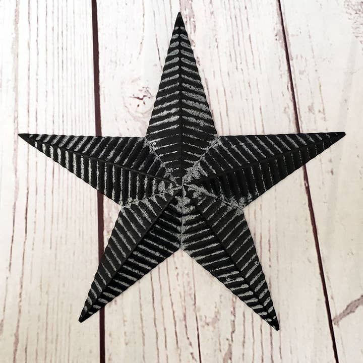 A.T. Imports - Wholesale Craft Supplies - Small Corrugated Barn Star6