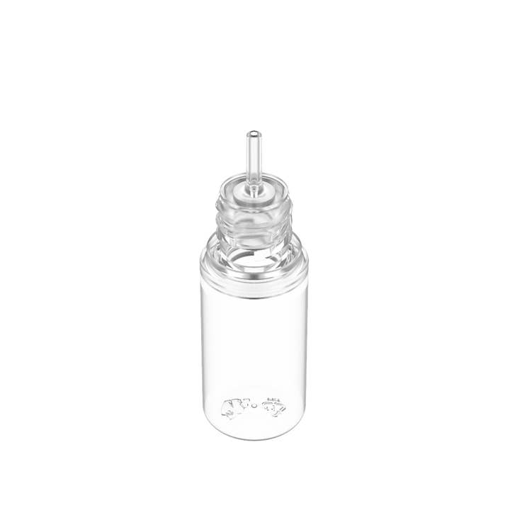 Copackr - Wholesale Travel Container - Chubby Gorilla - 10ML Unicorn Bottle - Clear Bottle / Clear Cap - V36