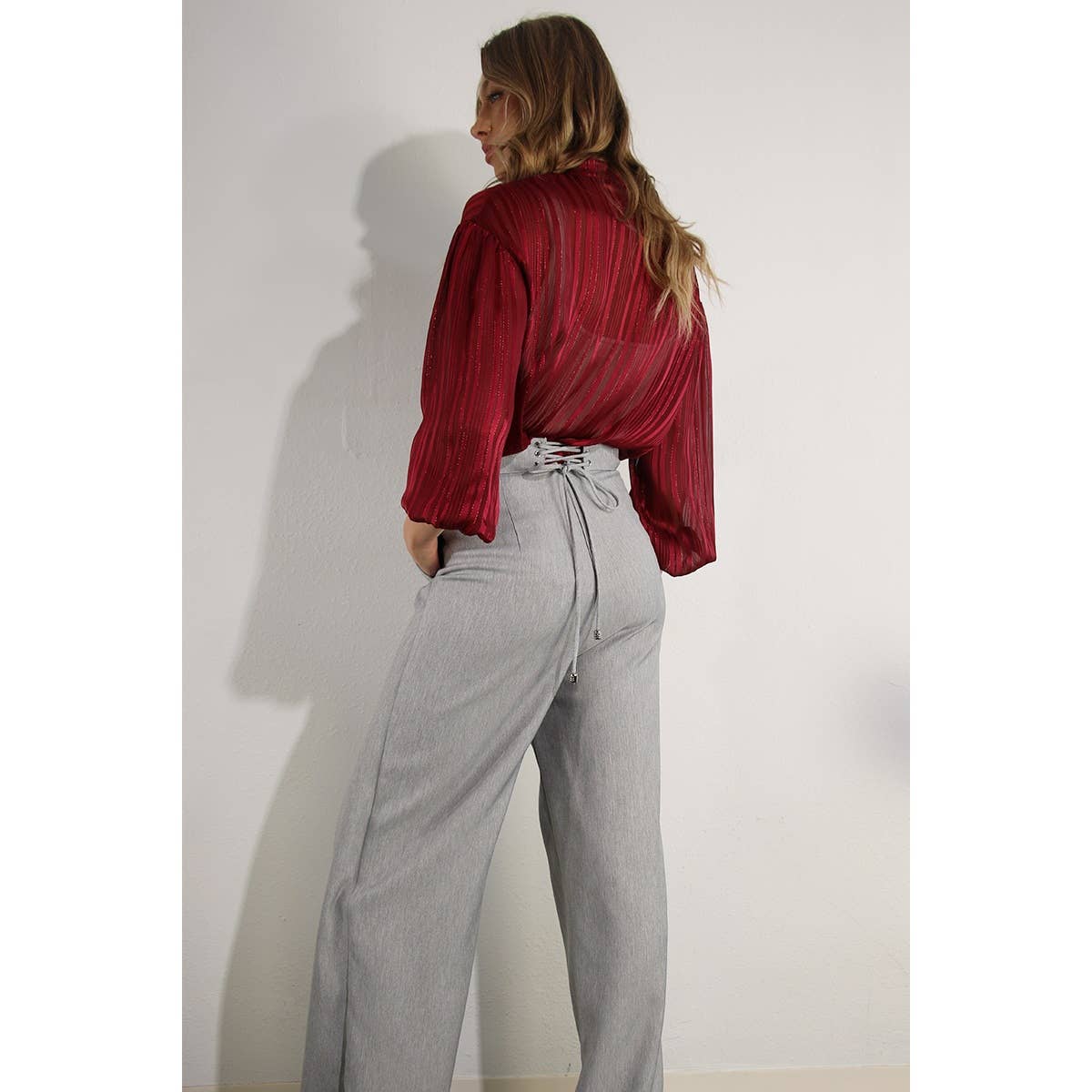 Mulla – wholesale Pants – Women's – FLY AWAY  BACK TIE PANTS34