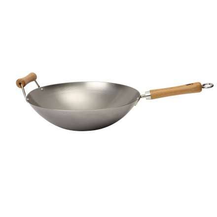 Dexam UK – wholesale Wok – Wok Star 14"/36cm Carbon Steel Wok