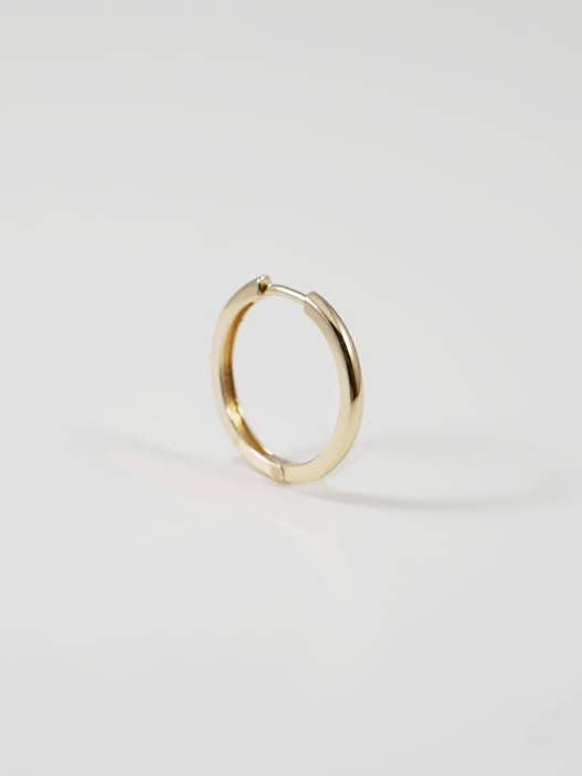 Boucles d'oreilles créoles Huggie 19,5 mm pour la vente par Makko