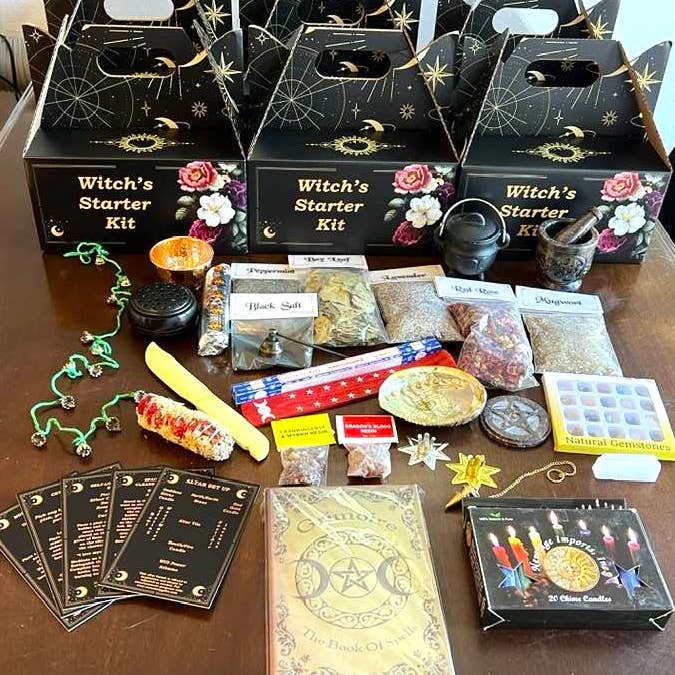 Aura Song Gifts - Wholesale Meditation Supplies - Witch's Starter Kit with 75 items1
