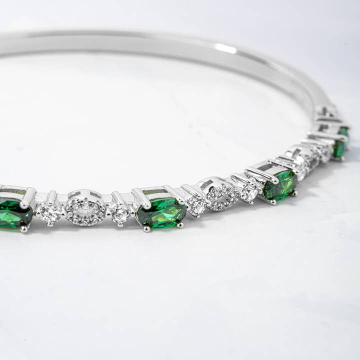 Sami Jewels - Wholesale Bangle Bracelet - Emerald Bangle