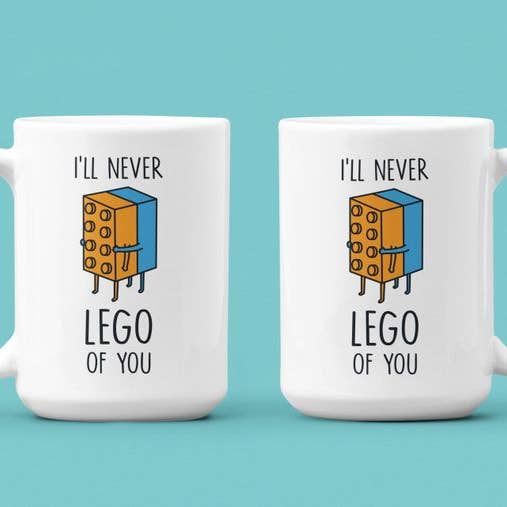 Ink Pop - Wholesale Coffee Mug - I'll Never Lego of You - Coffee Mug