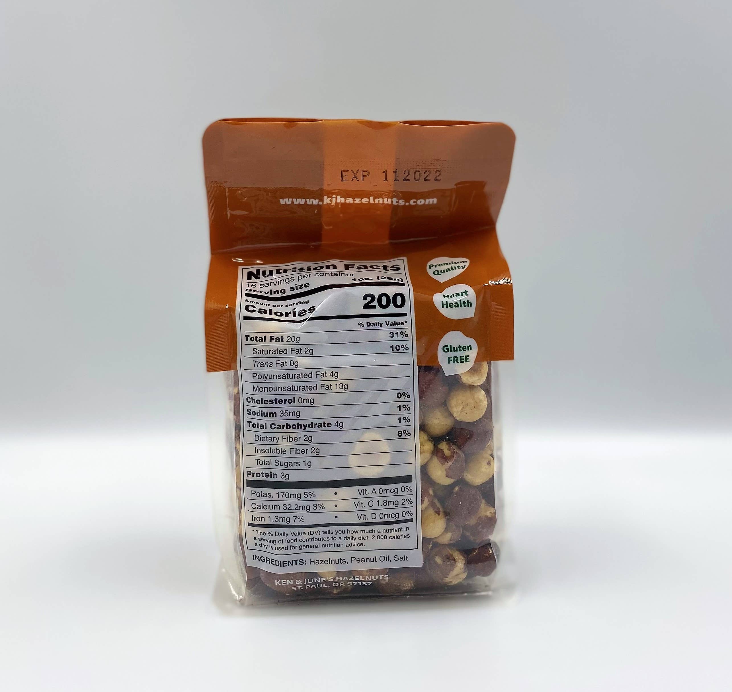 Ken and June’s Hazelnuts - Wholesale Nuts - 16oz Roasted & Salted1