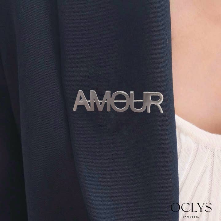 Oclys - Wholesale Brooch - Stainless steel love brooch