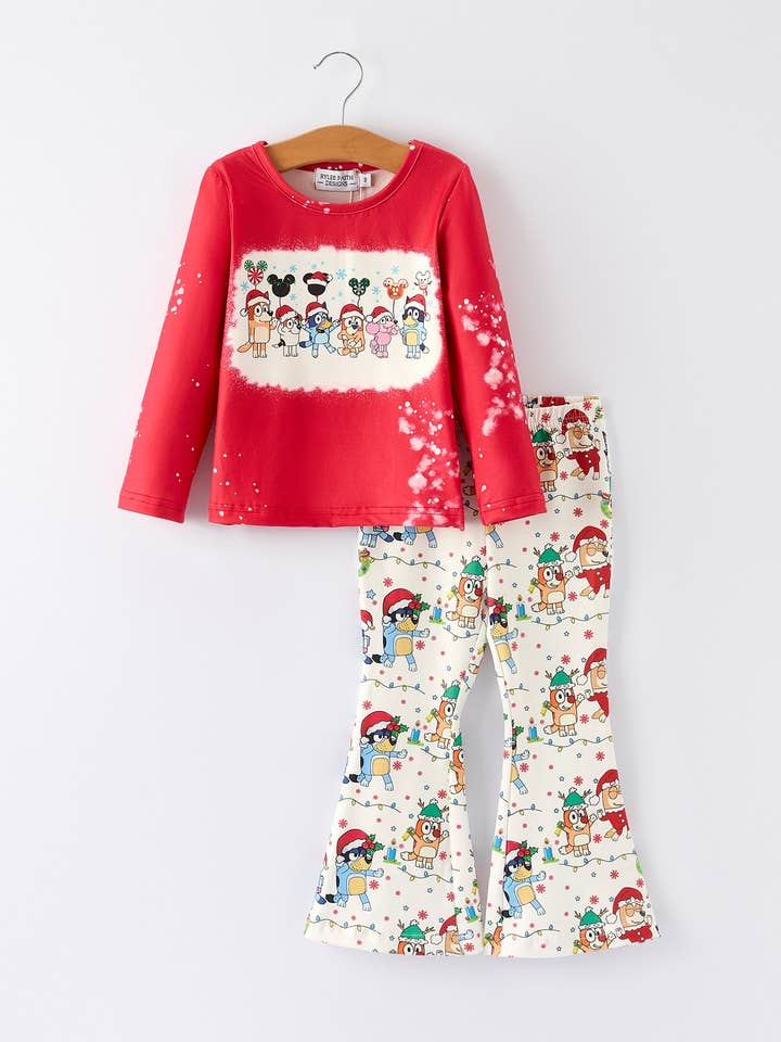 Conjunto de Chicas Bleach de Personajes Navideños para venta al por mayor de Rylee Faith Designs